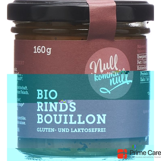 Nullkommanull Rindsbouillon Glas 160g buy online