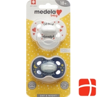 Medela Baby Dummy Day & Night 18+ Unisex 2 pieces