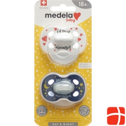 Medela Baby Dummy Day & Night 18+ Unisex 2 pieces