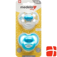 Medela Baby Dummy Original 0-6 Boy 2 pieces