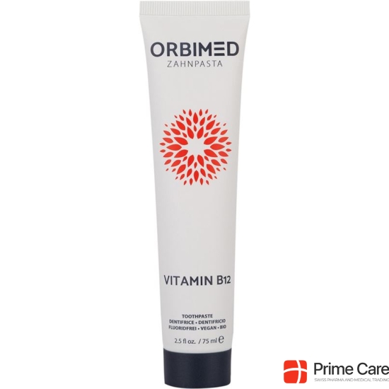 Orbimed Zahncreme Vitamin B12 Fluorfrei 75ml buy online