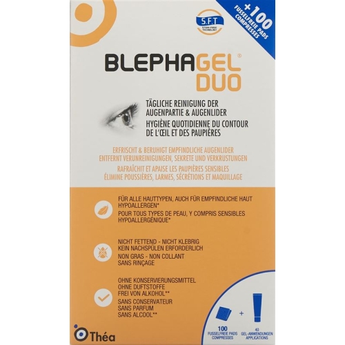 Blephagel Duo Gel 30g + 100 Pads (neu) buy online