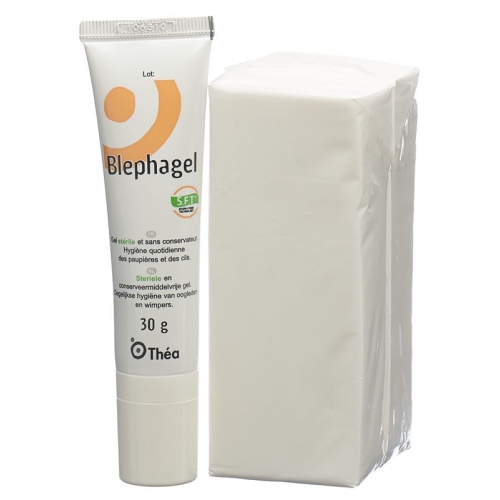 Blephagel Duo Gel 30g + 100 Pads (neu) buy online