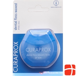 Curaprox DF 834 dental floss 50m waxed Mint