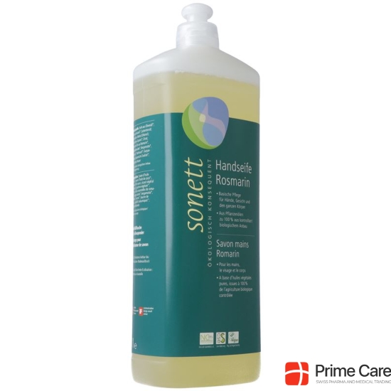 Sonett Handseife Rosmarin Nachfüllflasche 1L buy online