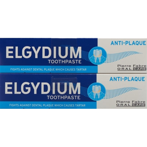 Elgydium Anti-Plaque Zahnpasta Duo 2x 75ml buy online