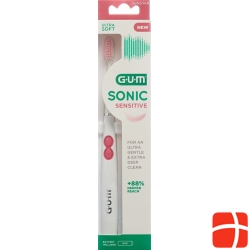 Gum Sonic Sensitive Elektr Zahnbuers Weiss
