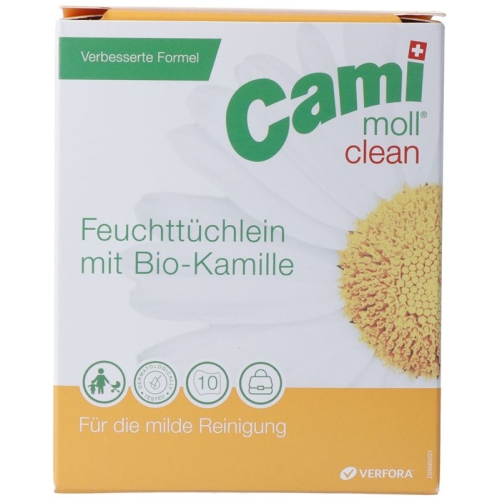 Cami Moll Clean Feuchttücher Nf Box 40 Stück buy online