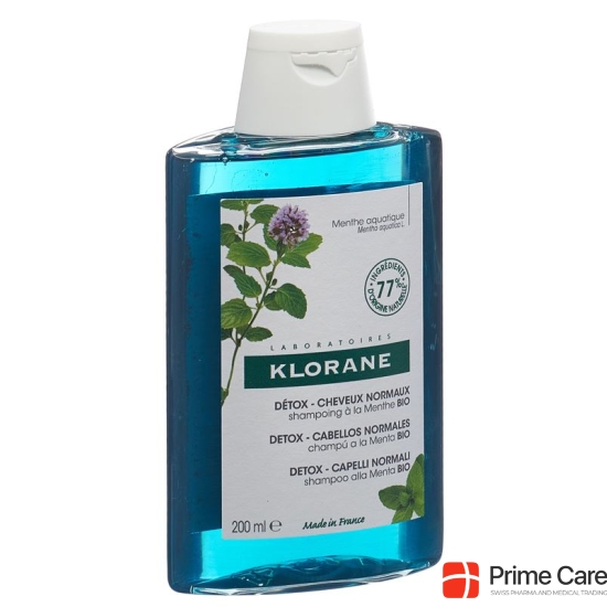 Klorane Watermint Organic Shampoo Bottle 200ml buy online
