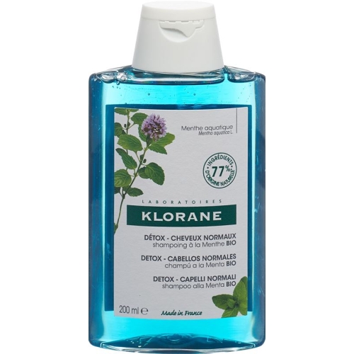 Klorane Watermint Organic Shampoo Bottle 200ml buy online