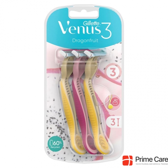 Gillette Venus Disposable razor Dragonfruit 3 pieces buy online