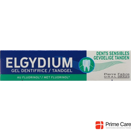 Elgydium sensitive teeth toothpaste gel tube 75ml buy online
