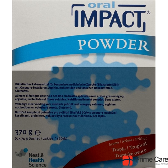 Impact Oral Immunonutrition Pulver Tropic 5 Beutel 74g buy online