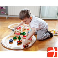 Exploring the joys of wooden train sets: a unique toy for children to cultivate imagination 