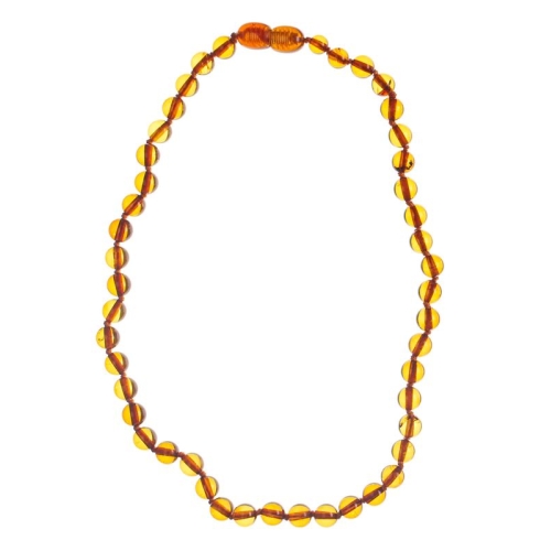 Selena's Amber Necklace Balls Cognac Baby buy online