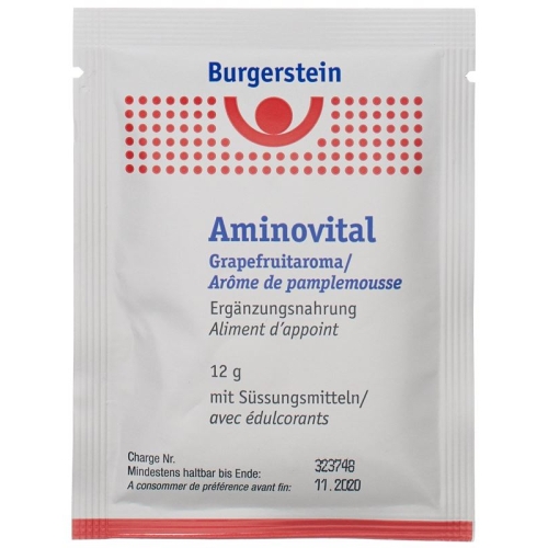 Burgerstein Aminovital Plv Grapefruit Flavor 20 Bags buy online