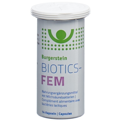 Burgerstein Biotics-FEM capsules 14 pieces buy online