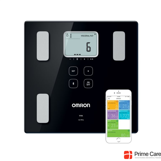 Omron body fat monitor VIVA with scale Bluetooth