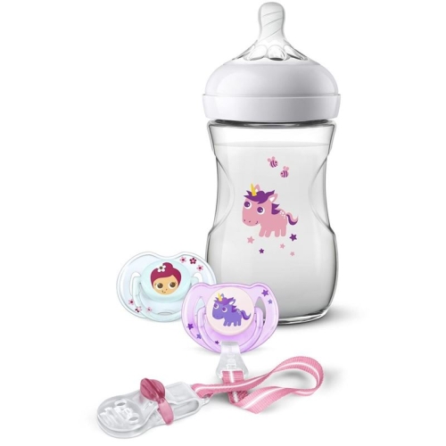 Avent Philips Natural Flasche+schnull Set Unicorn buy online