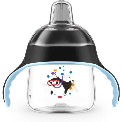 Avent Philips Schnabelbecher Sil 200ml Schw Pingu buy online