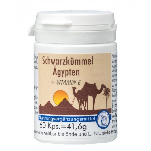 Canea Pharma Schwarzkümmel Aegypt Vit E Kapseln 60 S buy online