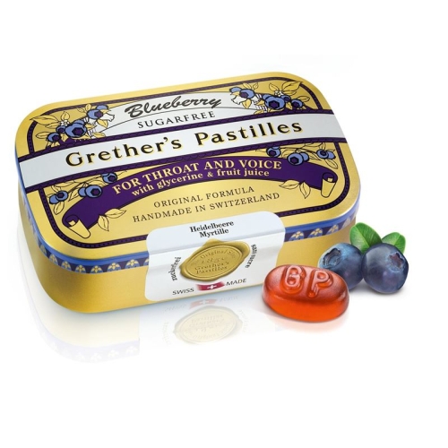 Grether’s Pastilles Blueberry Zuckerfrei Dose 110g buy online