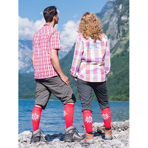 Sigvaris Mountain Socks M 35-38.5 red one pair