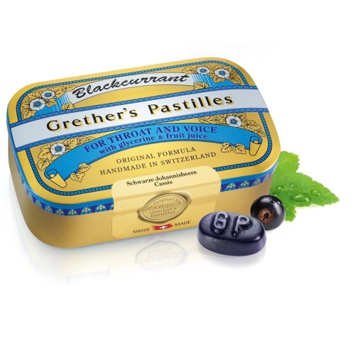 Grether’s Pastilles Blackcurrant Dose 110g buy online