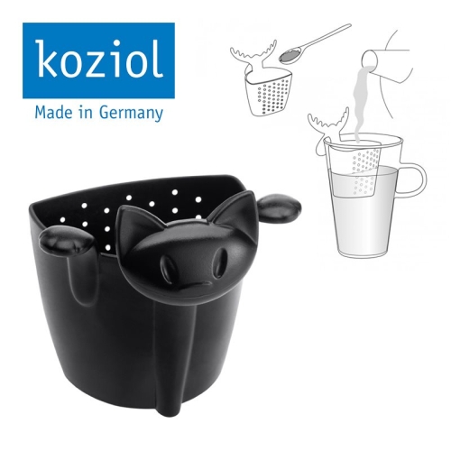 Herboristeria Tea Strainer Koziol Miaou Black buy online