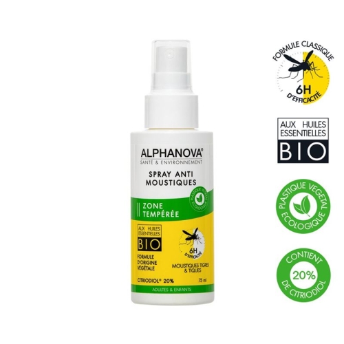 Alphanova Spray Anti-mücken Bio Gemaessig Zone 75 M buy online