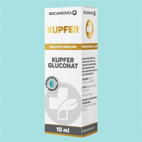 Biocannovea Kupfer Gluconat Flasche 10ml buy online