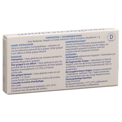 Oscillococcinum Globuli 6x1 Dosen buy online