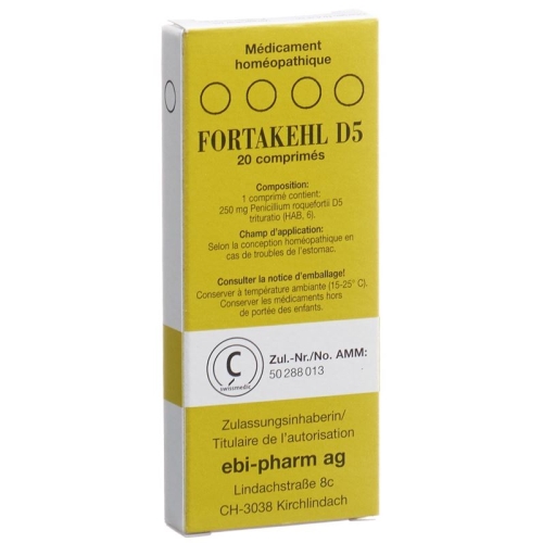 Fortakehl Tabletten D 5 Trit 20 Stück buy online