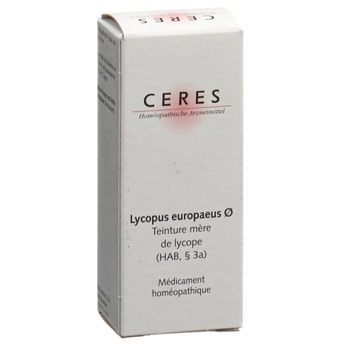 Ceres Lycopus Europaeus Urtinkt 20ml buy online