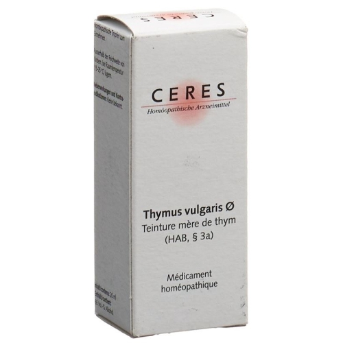 Ceres Thymus Vulgaris Urtinktur 20ml buy online