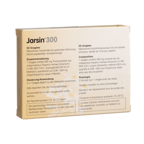 Jarsin 300mg 50 Tabletten buy online