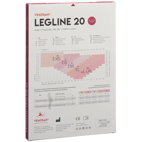 Venosan Legline 20 A-d XS Sahara 1 pair buy online