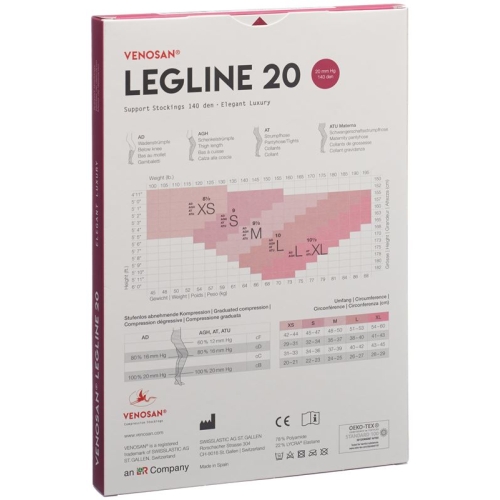 Venosan Legline 20 A-ghz XS Sahara 1 Paar buy online