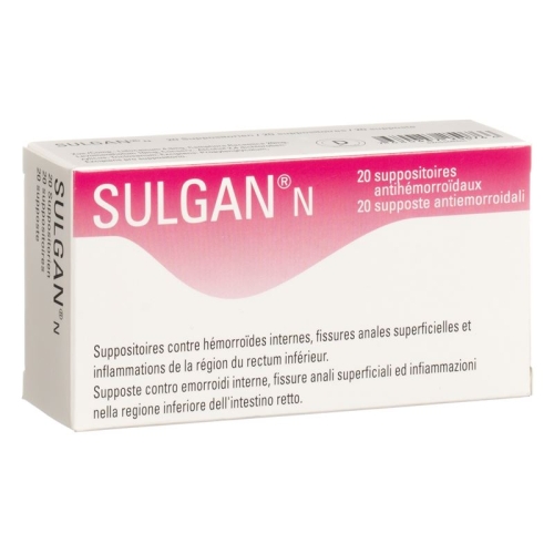 Sulgan N 20 Zäpfchen buy online