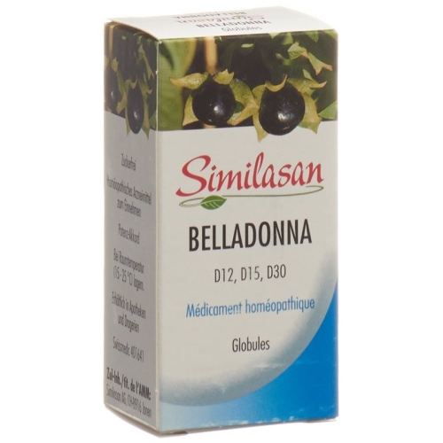 Similasan Belladonna D12/D15/D30 Globuli 15g buy online