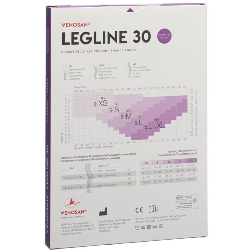 Venosan Legline 30 A-d XS Sahara 1 Paar buy online