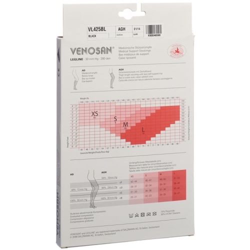 Venosan Legline 30 A-ghz S Black 1 Paar buy online