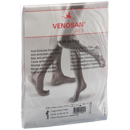 Venosan Aes A-g L Kurz Offen Weiss 1 Paar buy online