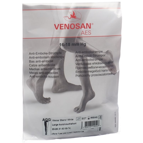 Venosan Aes A-gg L Kurz Offen Weiss 1 Paar buy online