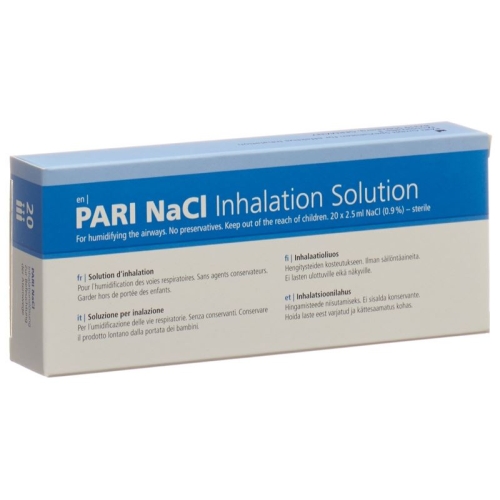 Pari NaCl Inhalationslösung 20 Ampullen 2.5ml buy online