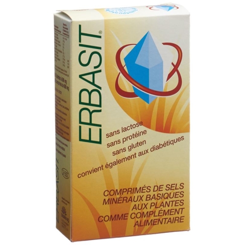 Erbasit basische Mineralsalz-Tabletten mit Kräutern ohne Lactose 90 Stück buy online