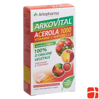 Arkovital Acerola Arkopharma Tabl 1000 mg 30 Stk