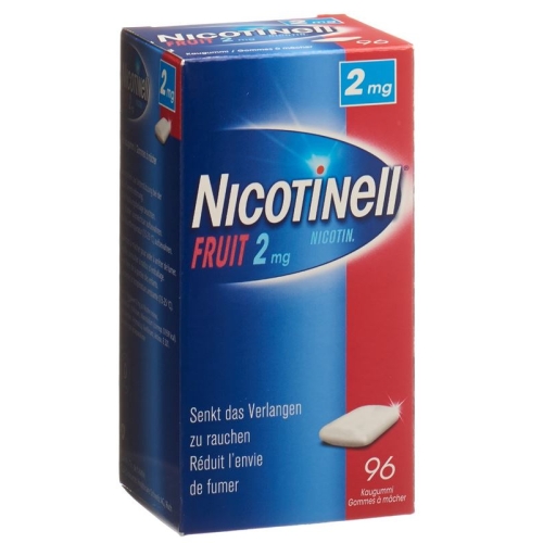 Nicotinell Fruit 2mg 96 Kaugummi buy online