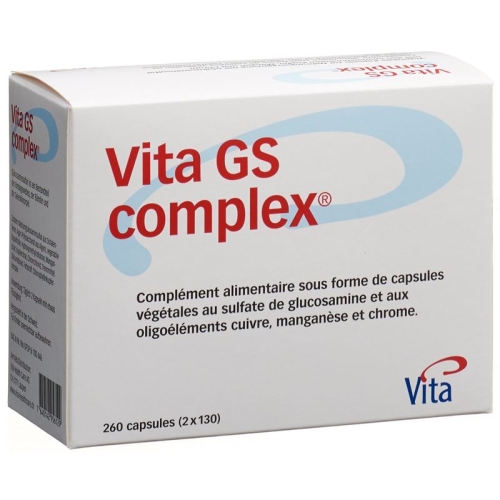 Vita GS Complex Glukosaminsulfat Kapseln 260 Stück buy online