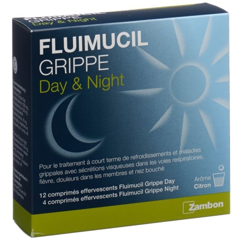 Fluimucil Grippe Day Night 16 Brausetabletten buy online